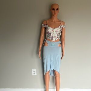 ‼️NWT‼️Dolls Kill X Sugar Thrillz Blooming Polaroid Fever Corset Top XXS